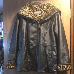 Black, heavy winter coat